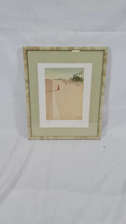 Femme rouge dans le désert / Le Chemin