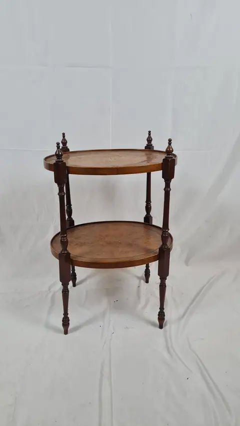 Table double plateau